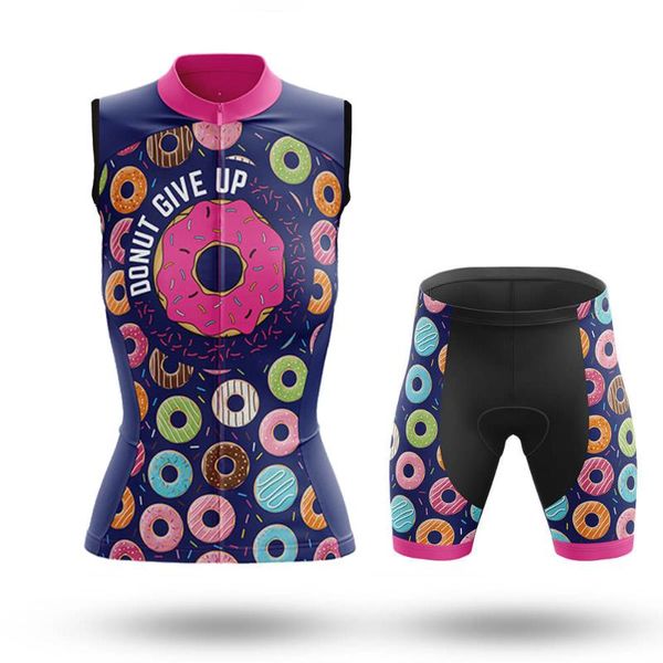 

racing sets 2021 summer woman sleeveless cycling jersey set mtb maillot velo female bike vest 9d gel breathable pad shorts women, Black;blue