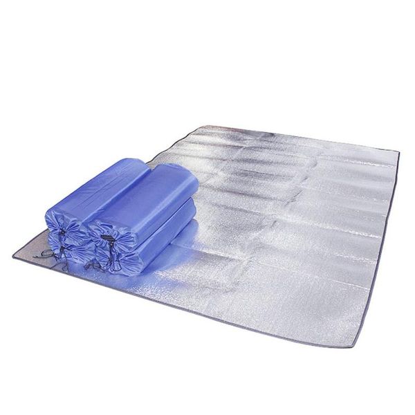

double-sided tent mat aluminum foil film outdoor cloth picnic pads