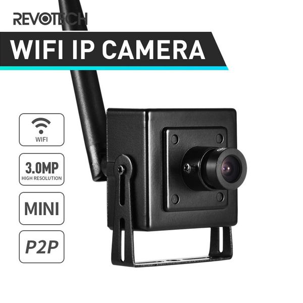 

cameras h.265 wifi 3mp / 1080p mini ip camera p2p metal security cctv system video surveillance with sd card slot (seetong)
