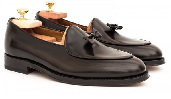 

british style gentlemen loafers shoes tassel fringe mens driving lazy boats casual shoe men formal business shoes, Black
