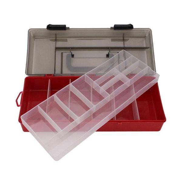 

fishing bait large capacity gear box accessories double plastic storage container