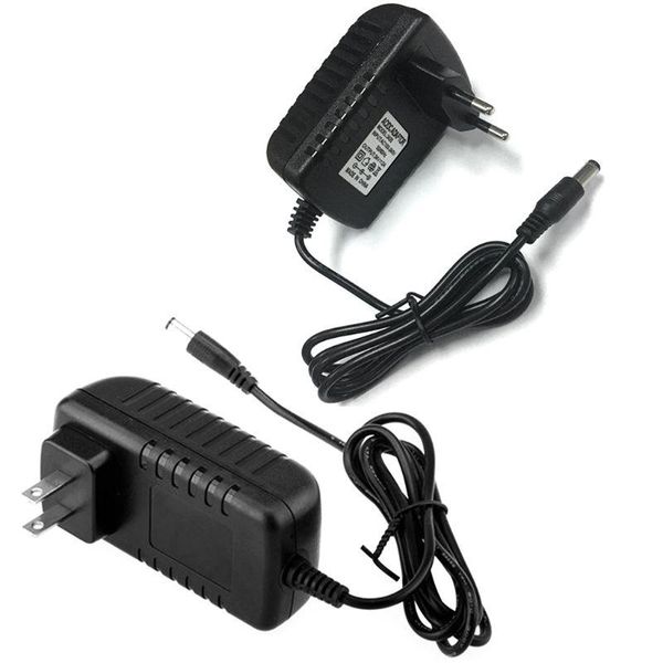 

nail art equipment dc 24v 2a power supply adapter charger 36w us/eu plug ac 100-240v for uv led light lamp dryer, Silver