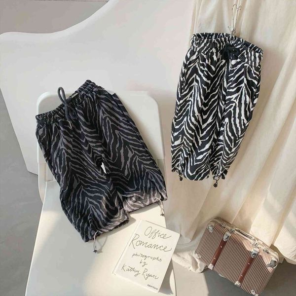 

spring arrival korean style cotton girls ninth trousers casual fashion all match pants for cool cute baby, Blue