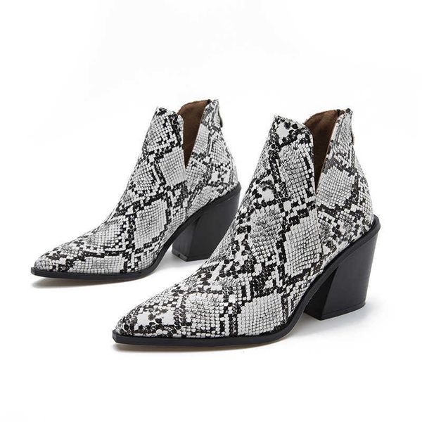 

brand women's shoes high heel boots winter footwear boots-women fashion rock stiletto pointy 2021 ankle autumn ladies y1018, Black