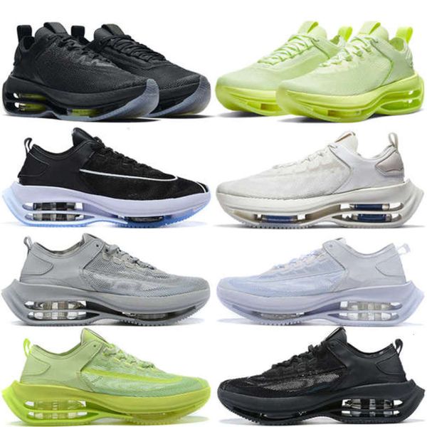 

2021 zoom zooms shoes double stacked men women outdoor trainers barely volt black grey mens womens sports sneakers 36-45 hachishoes