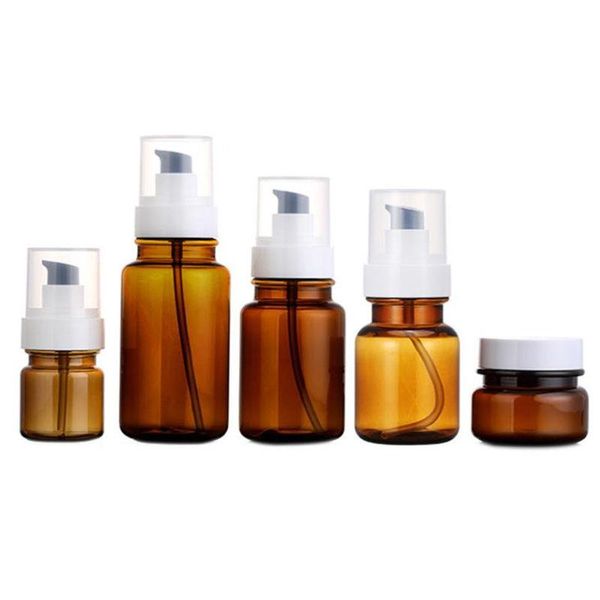 

storage bottles & jars empty perfume bottle outdoor travel make up skin care lotion pump case container refillable f1612