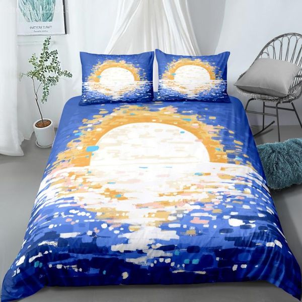 

bedding sets twin set 3d hd printing quilt cover 240x220/200x200/140x200/180x210,spring landscape king//double
