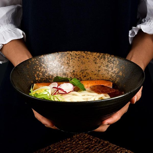 

japanese-style creative ceramic bowl household ramen soup restaurant dosa ajisen rice noodle bowls