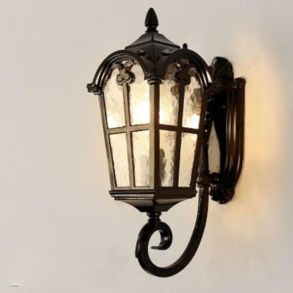 

european style outdoor waterproof wall lamp garden villa gate courtyard balcony exterior ancient roman retro lamps