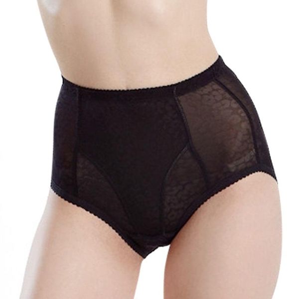 

women's shapers ladies lingerie padded underwear buhip up panties transgender shapewear knickers breast forms black bodysuit, Black;white