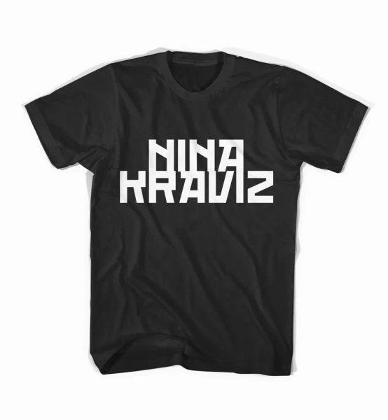 

Unofficial Custom Designed Nina Kraviz Techno House DJ Unisex T-Shirt All Sizes, White;black