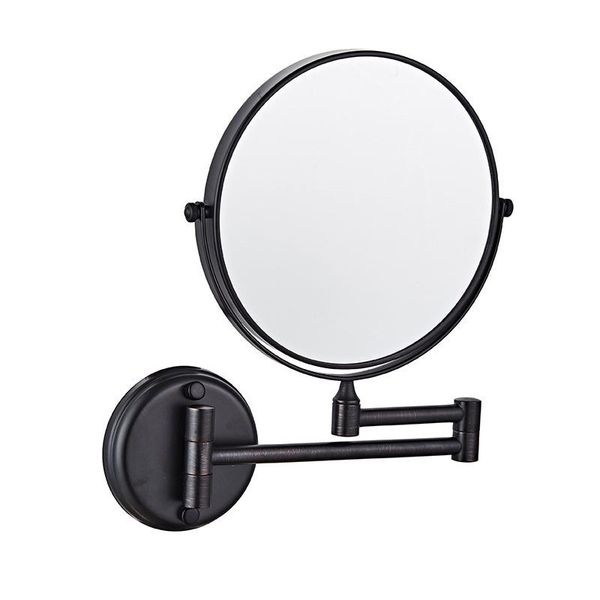 

mirrors punch-makeup mirror folding retractable beauty round double-sided high-definition wall stickers rotating