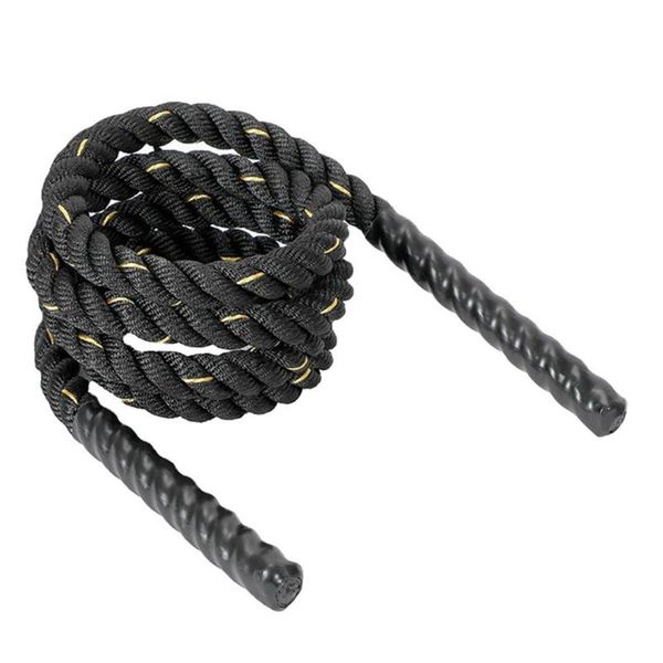 

jump ropes 2.8m x 25mm heavy rope crossfit weighted battle skipping power training improve strength fitness home gym equipment