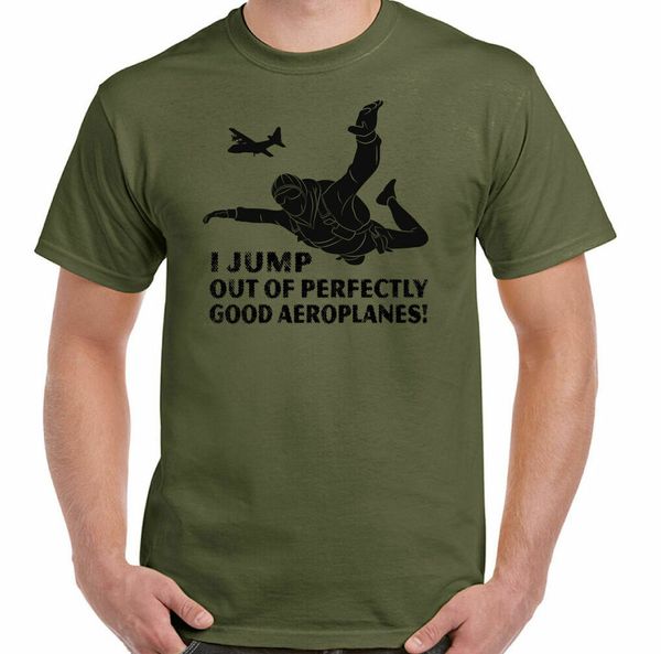 

skydiving t-shirt i hop perfectly good airplanes fun man, White;black
