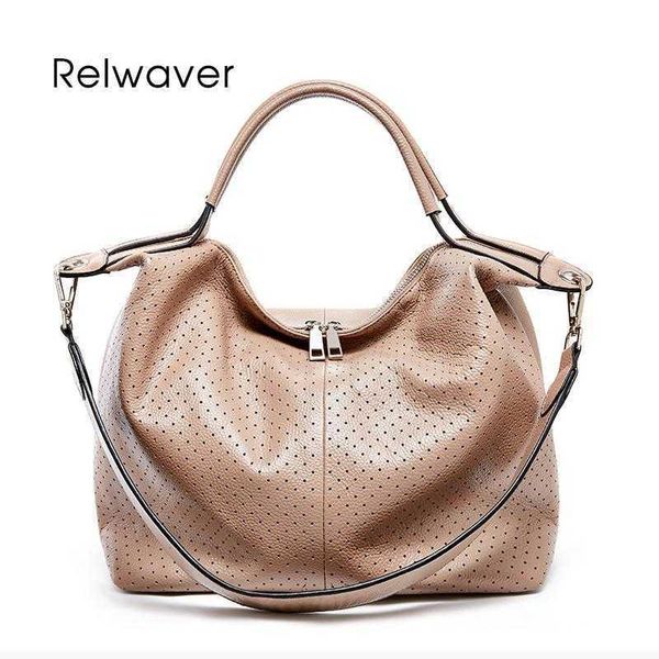 

designer luxury bag design big cowhide women shoulder bag brief hollowed hobos casual versatile messenger bags e women's leather handba, Red;black