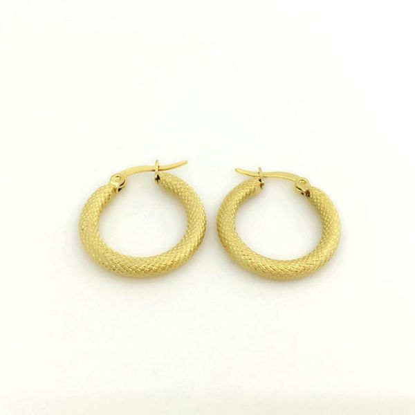 

hoop & huggie wholesale small grain gold earrings for women bijoux summer round lady's female fashion jewelry, Golden;silver