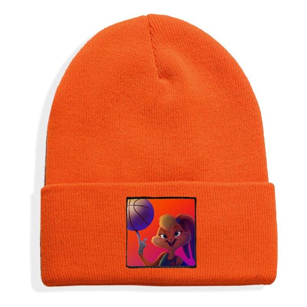 

beanies duck amuck print hat casual for men women warm knitted winter fashion cap