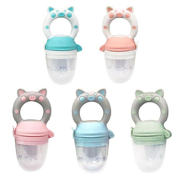 

pacifiers# nipple pacifier feeder for babies food grade silicone pp training milk fresh fruits nibbler teat bottles feeding