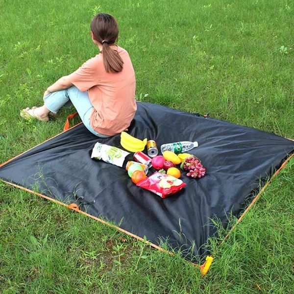

outdoor travel picnic mat travelling bag beach waterproof large capacity clothing storage camping pad blanket pads