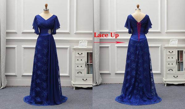 

elegant v neck lace long mother of the bride groom dresses juliet short sleeves chiffon beaded floor length prom evening formal gowns plus s, Black;red