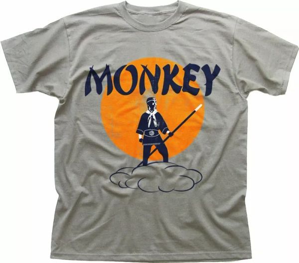 

monkey magic retro everybody kung-fu fighting all sizes t-shirt fn9244, White;black