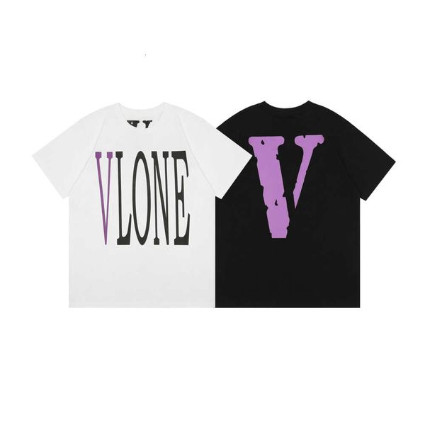 

vlones staple t-shirt "maimi" miami limited purple big v, White