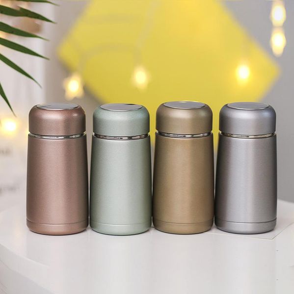 

water bottles vacuum flask female portable mini cup stainless steel pot belly wholesale cute student simple fashion