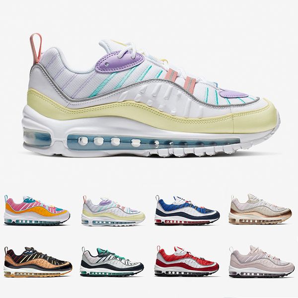 

2022 men women running shoes 98 easter team orange gym red gundam triple white triple black sup nyc la mezcla multicolored mens trainers out