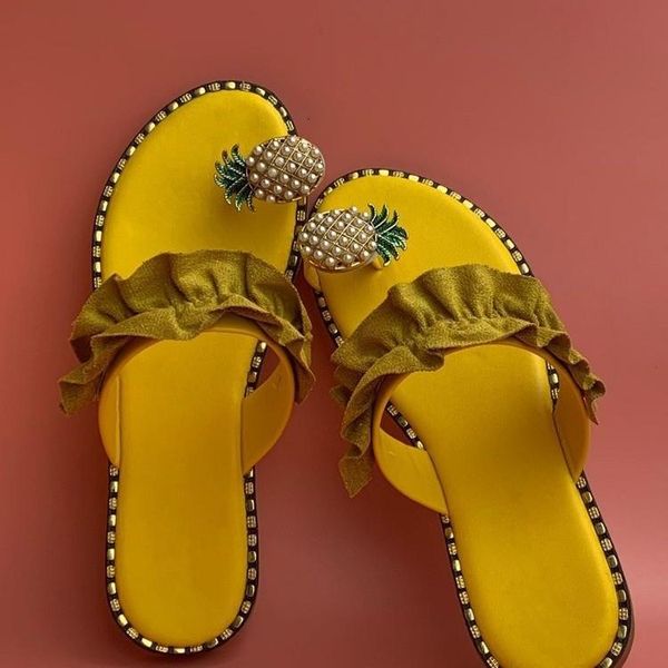 

slippers women girls pearl flat bohemian casual sandals beach shoes sliders linen floral bow-knot flip flops#s 9y4o, Black