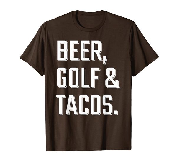 

beer golf tacos mug club and ball tortilla gift idea shirt t-shirt, White;black