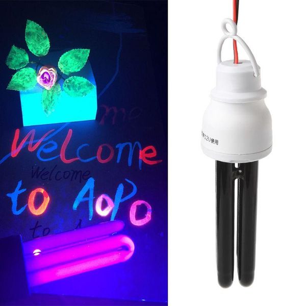 

other lighting bulbs & tubes 1 set uv light 12v 20w black bulb spiral energy saving purple farm agriculture insect trap lights ultraviolet