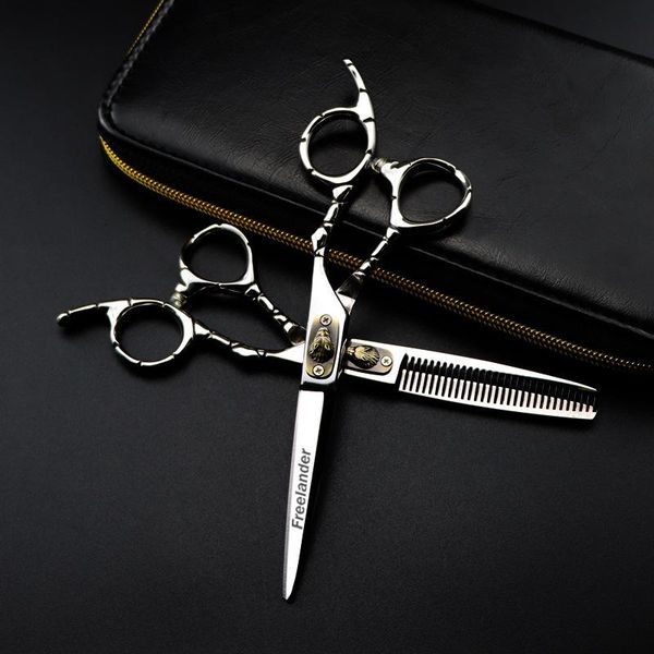 

hair scissors wolf head 6 inch professional hairdressing shear barber cutting thinning for