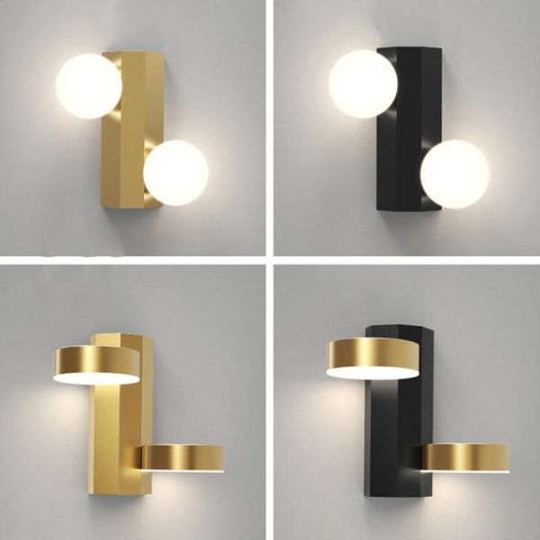 

wall lamps modern led lamp beside bedroom glass ball light fixtures indoor lighting bathroom mirror stair ac110v 220v