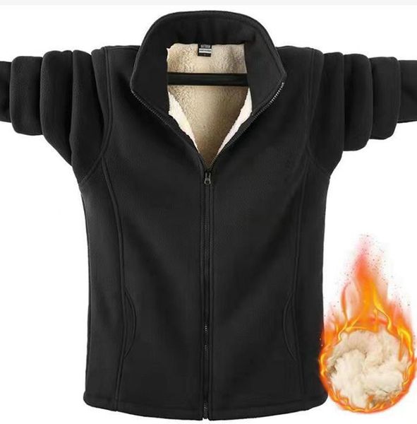 

men's jackets outerwear spring autumn thick fleece clothes mens casual jacket cotton coat sportswear wild dress a07, Black;brown