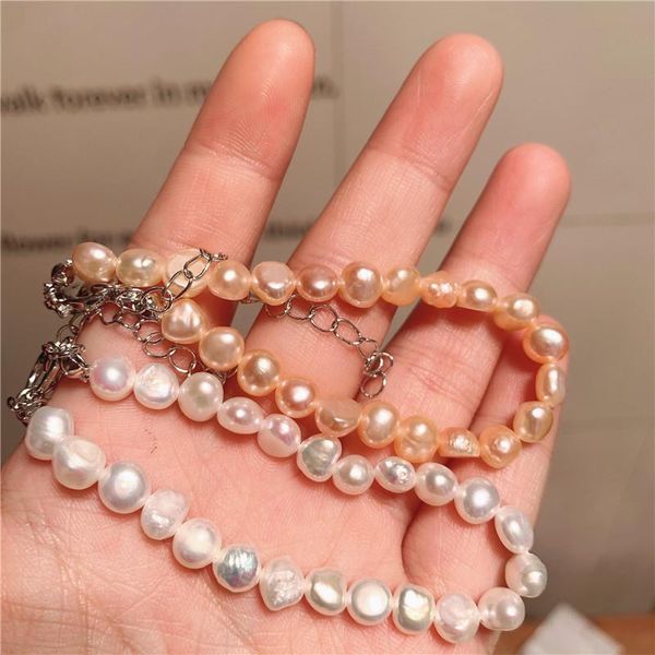 

beaded, strands fashion simple irregular bead bracelet women's wild jewelry, Black