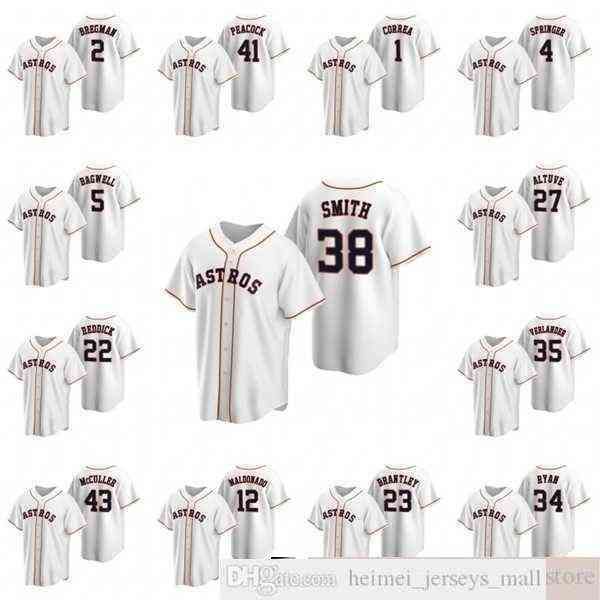 

2022 baseball men joe smith brad peacock jerseys stitched george springer jeff bagwell lance mccullers women youth kids jersey, Black