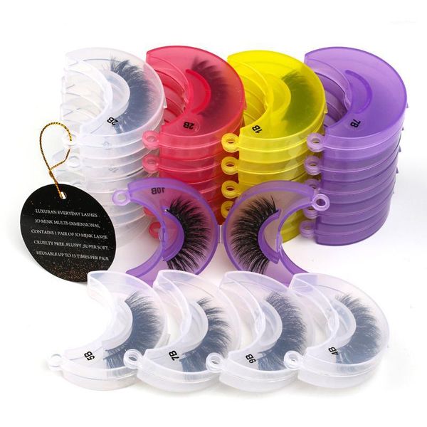 

lashes 20/30/40/50/100 pairs mink eyelashes wholesale natural false makeup 3d bulk thick faux cilios1