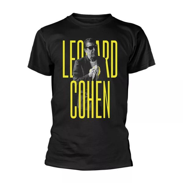 

leonard cohen banana official t-shirt men unisex, White;black