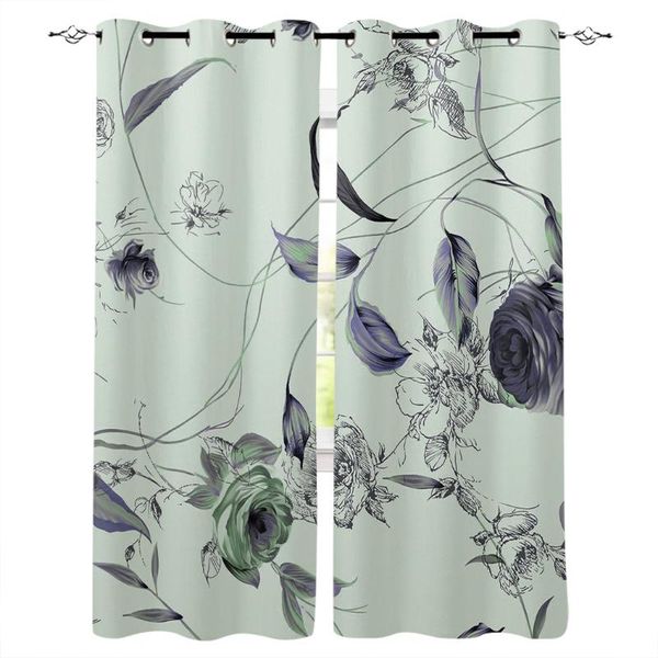

curtain & drapes vintage wooden texture background floral window curtains home decor bedroom kitchen items panel for living room