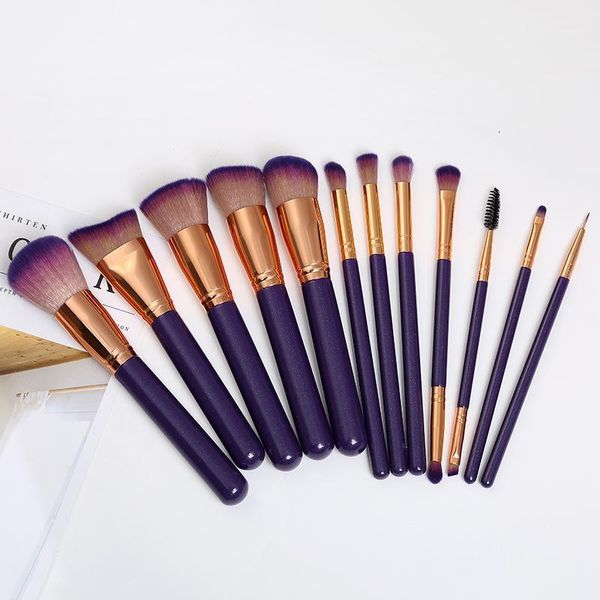 

beautful makeup brushes set 12pcs powder brush foundation blush eyeshadow1