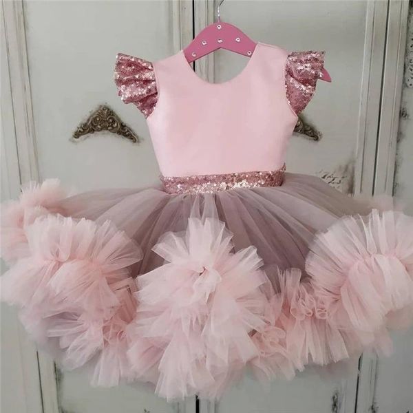 

girl's dresses cute pink baby girls puffy toddler infant first birthday tutu cloth size 12m 18m 24m, Red;yellow