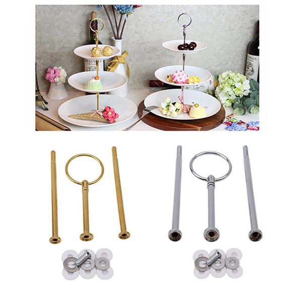 

other bakeware cake decoration 3 tier round plate stand handle fitting hardware rod cupcake for party supplies
