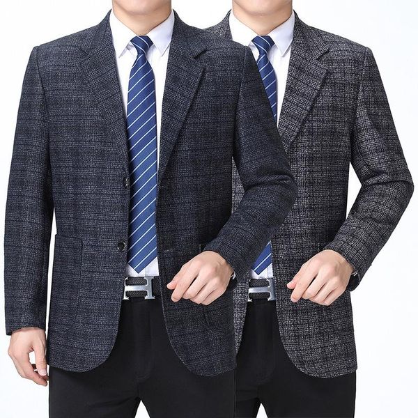 

shanghai europe sang distribution 2021 autumn men suit dad casual men's suits & blazers, White;black