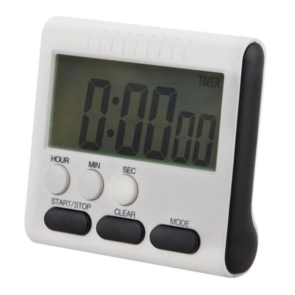 

timers magnetic large lcd digital kitchen timer with loud alarm count up& down clock to 24 hours stand