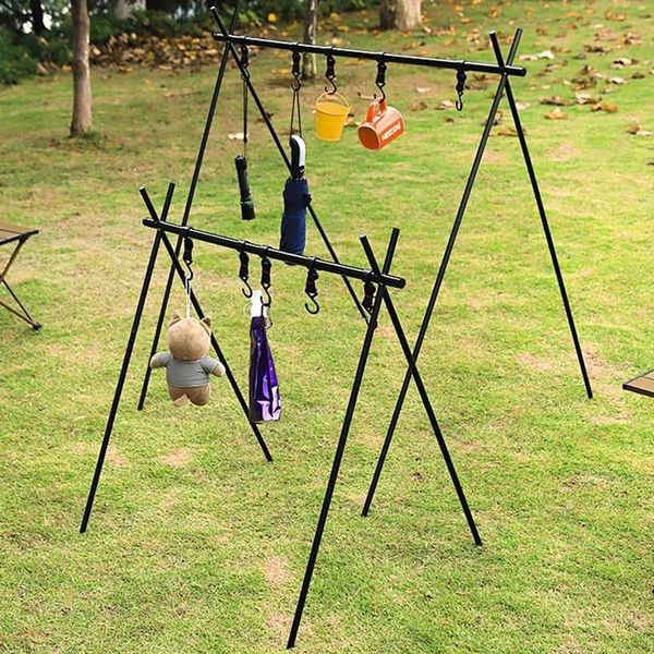 

hangers & racks home garden indoor outdoor drying rack folding clothes shelf camping hiking storage hanger hanging triangle