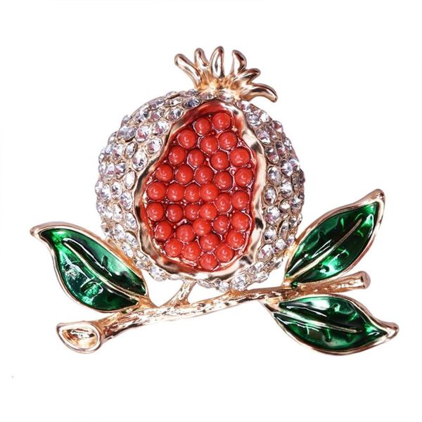 

fashion versatile set durian brooch creative fruit series pins sell well cm1106, Gray