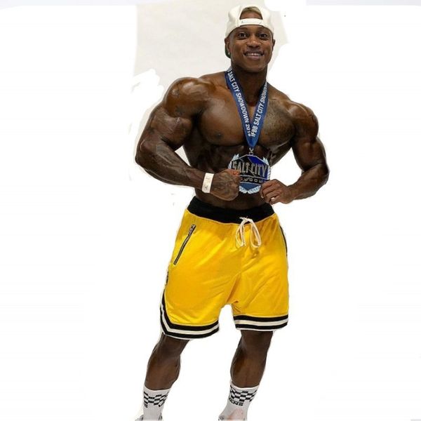 

shorts new gym mens sports running shorts men soccer basketball training sweatpants jogger jogging workout clothing, White;black