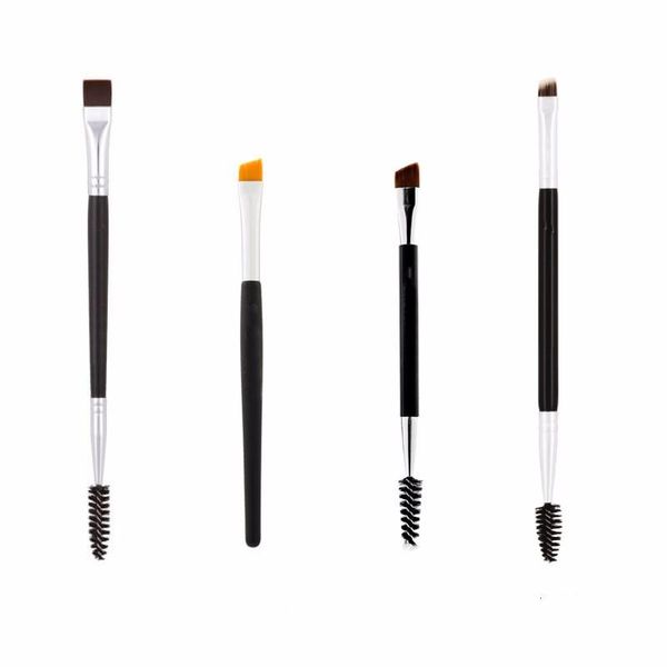 

makeup brushes portable double head eyebrow comb eyelash eyeliner eyeshadow palette cosmetic tool