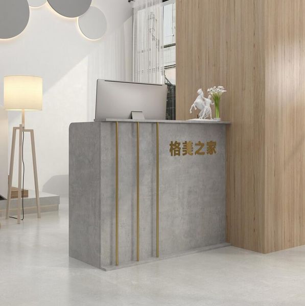 

party decoration simple and modern cash register counter clothing store beauty salon barber shop light luxury front desk
