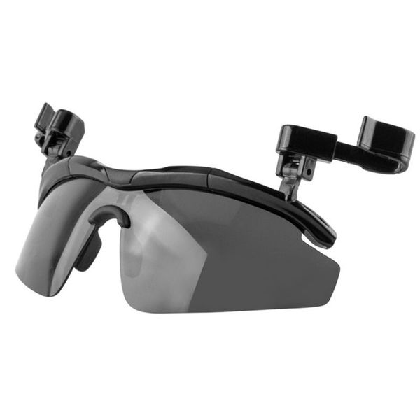 

outdoor eyewear solid polarized fishing glasses hat visors sport clips cap clip on sunglasses for men biking hiking golf